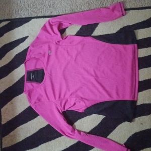 Pink and black Long sleeve shirt
